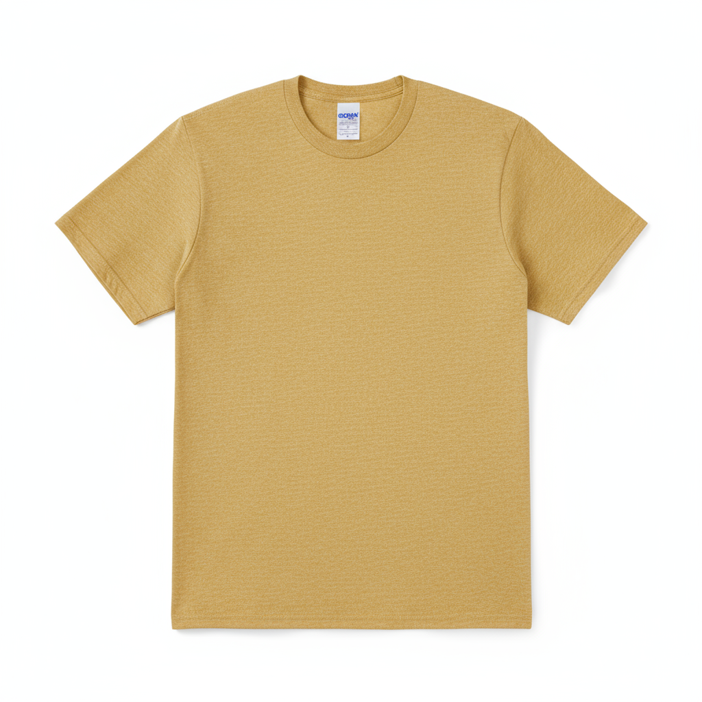 Gildan G5000 Heavy Cotton T-Shirt in Heather Gold