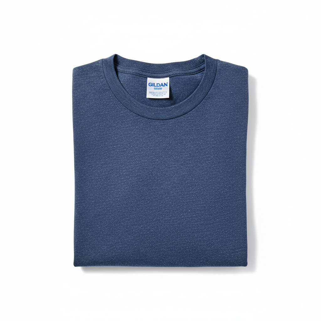 Gildan G5000 Heavy Cotton T-Shirt in Heather Indigo