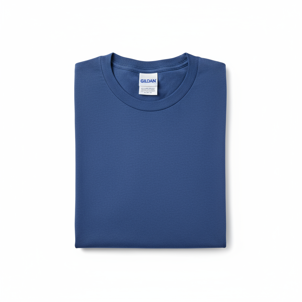 Gildan G5000 Heavy Cotton T-Shirt in Indigo Blue