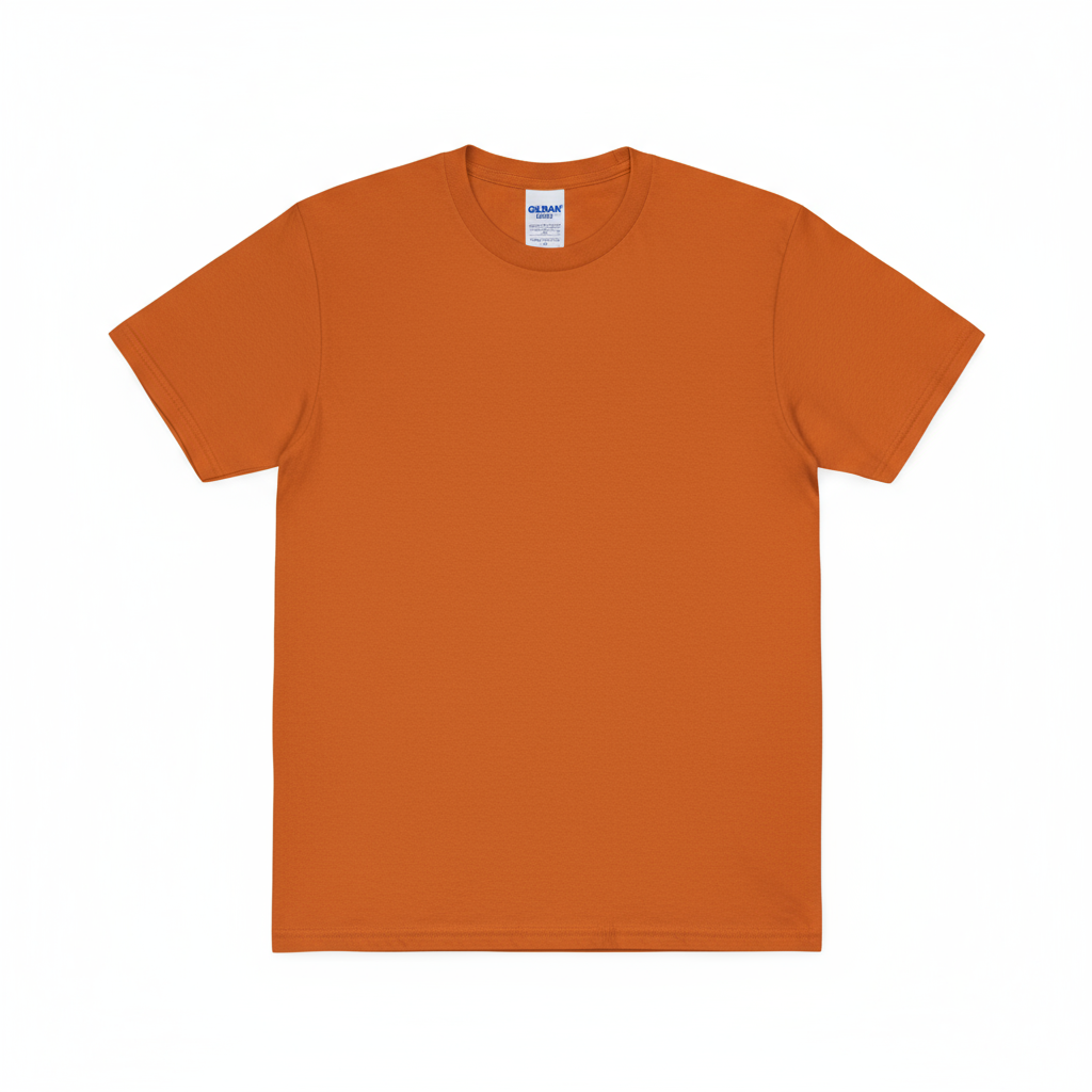 Gildan G5000 Heavy Cotton T-Shirt in Texas Orange