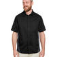 Harriton M586T - Men's Tall Flash IL Colorblock Short Sleeve Shirt  - Black/Snry Yllw
