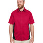 Harriton M586T - Men's Tall Flash IL Colorblock Short Sleeve Shirt  - Black/Snry Yllw