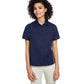 Harriton M586W - Ladies Flash IL Colorblock Short Sleeve Shirt  - Black/Snry Yllw