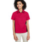 Harriton M586W - Ladies Flash IL Colorblock Short Sleeve Shirt  - Black/Snry Yllw