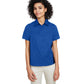 Harriton M586W - Ladies Flash IL Colorblock Short Sleeve Shirt  - Black/Snry Yllw