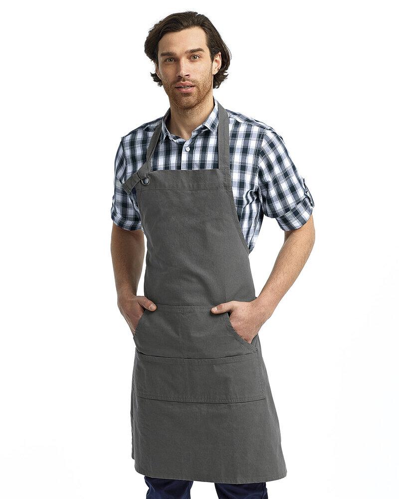 Artisan Collection by Reprime RP137 - "Calibre" Heavy Cotton Canvas Pocket Apron  - Natural