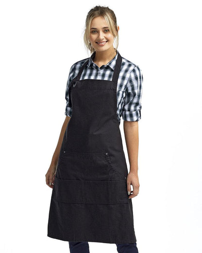 Artisan Collection by Reprime RP137 - "Calibre" Heavy Cotton Canvas Pocket Apron  - Natural