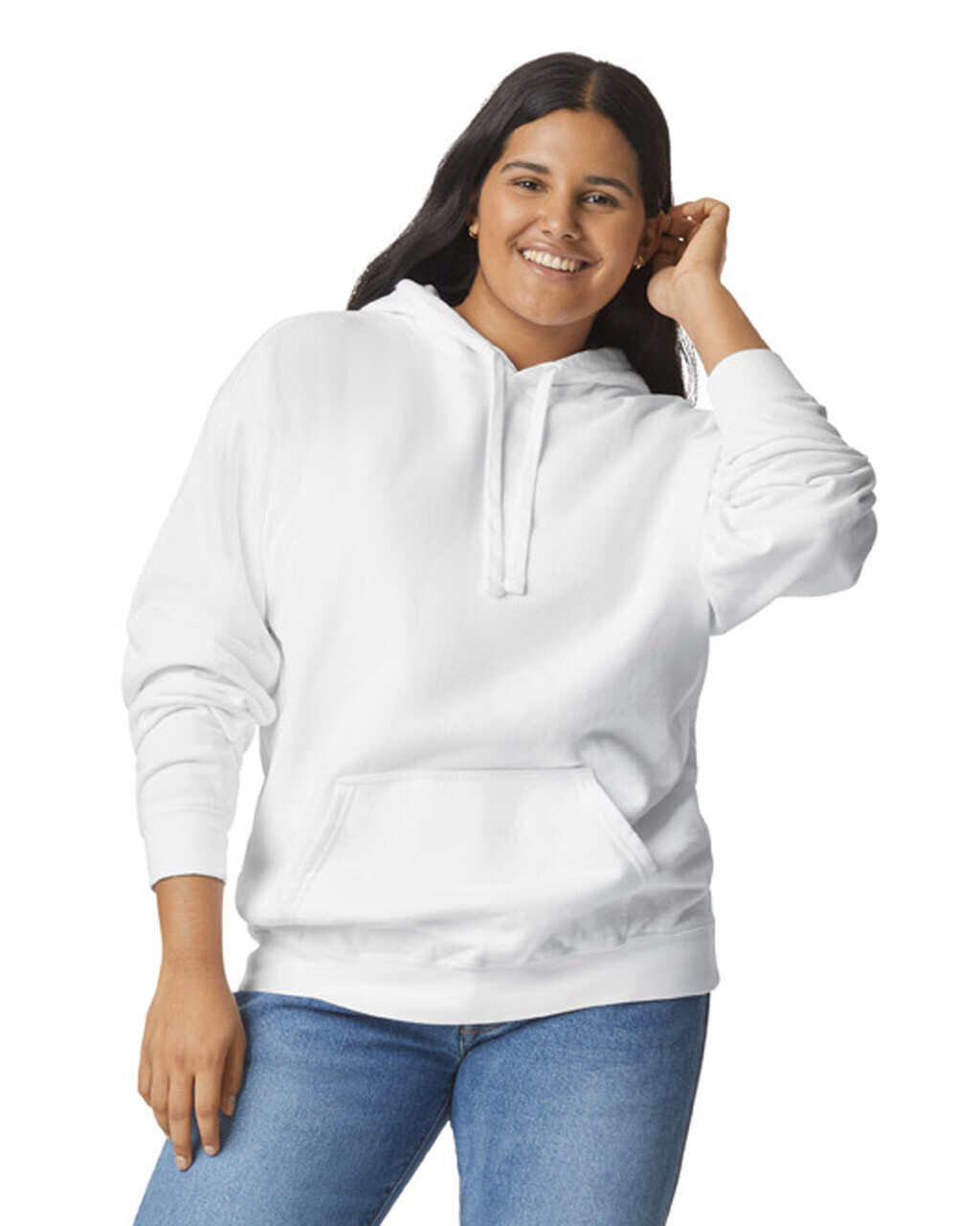 Garment-Dyed Hooded Sweatshirt