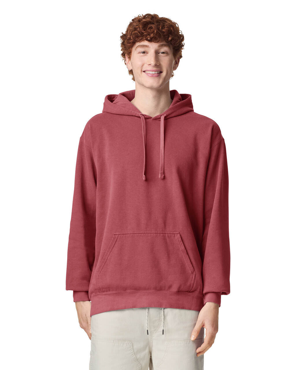 Garment-Dyed Hooded Sweatshirt