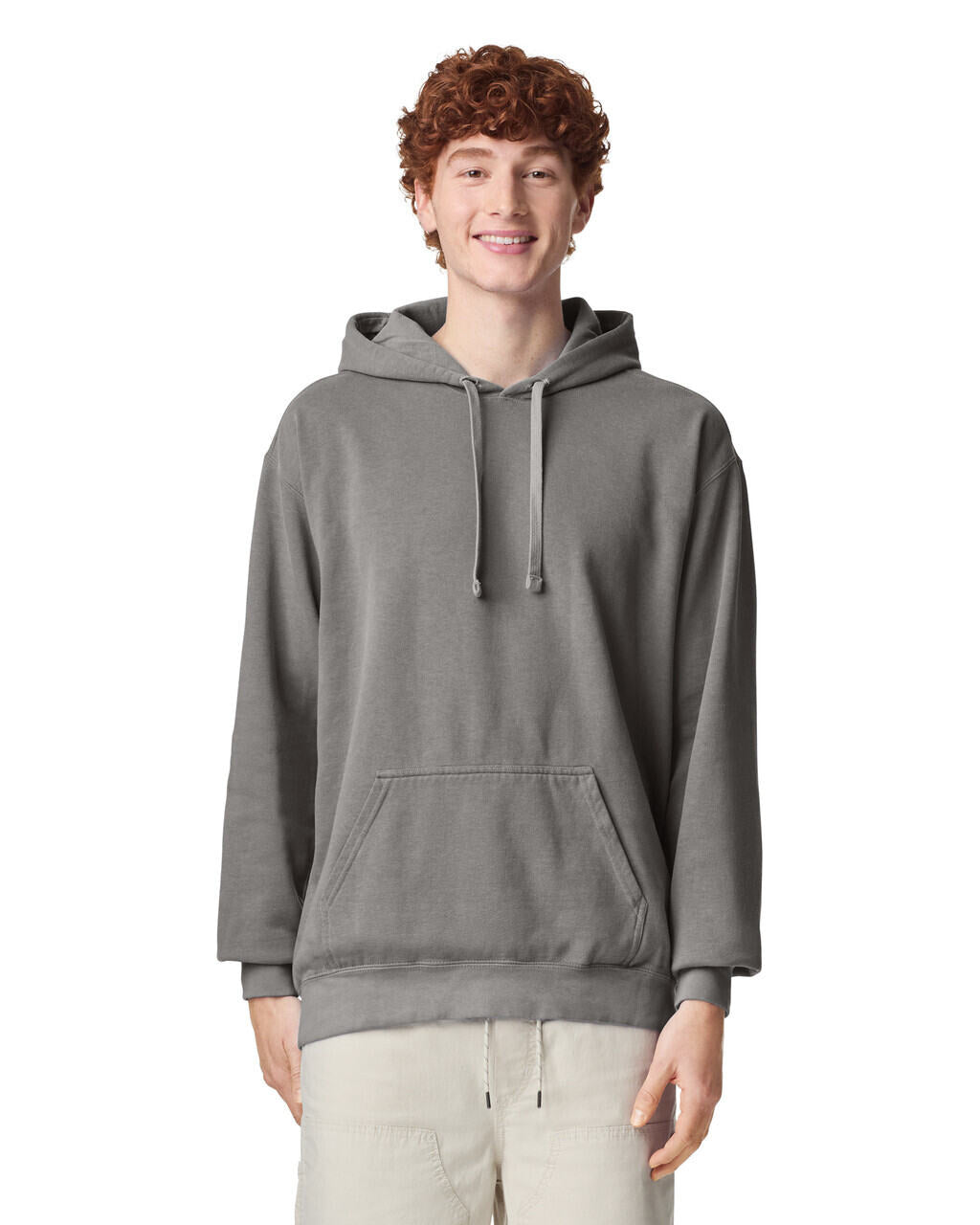 Garment-Dyed Hooded Sweatshirt