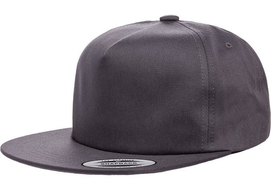 Unstructured Five-Panel Snapback Cap