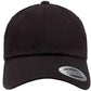 Flexfit/Yupoong Men's Cotton Twill Dad Hat, Black, OSFA