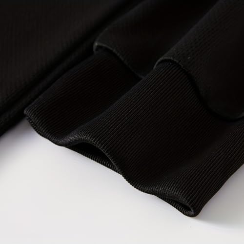 4 Pcs Safety High Visibility Tshirt Reflective Strips Hi Vis Long Sleeve Construction Work Shirts for Men with Pocket