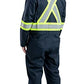 Berne Men's Safety Striped Gasket Unlined Coveralls