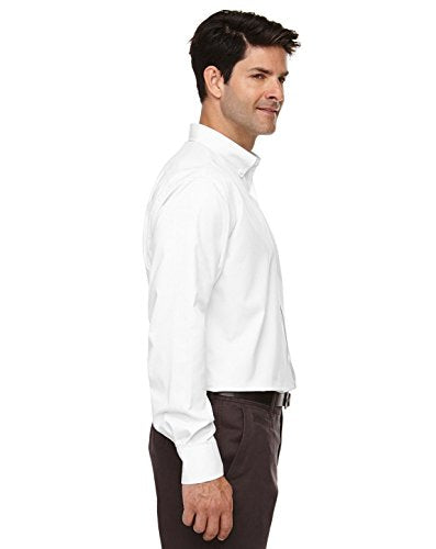 Ash City - Core 365 Men's Tall Operate Long-Sleeve Twill Shirt XLT WHITE