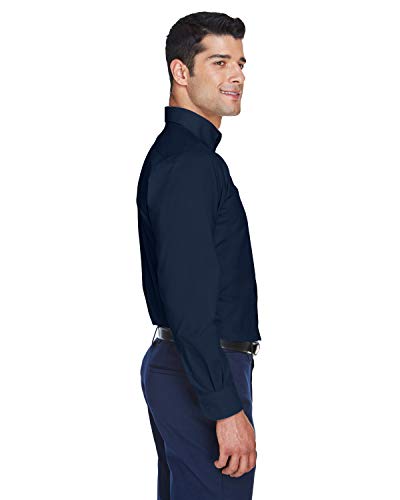 Devon & Jones Men's Crown Woven Collection™ Solid Broadcloth L NAVY