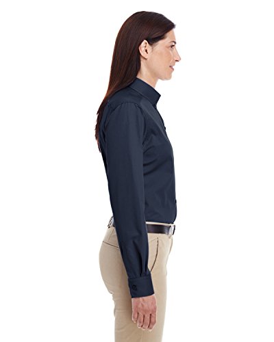 Tall Foundation 100% Cotton Long-Sleeve Twill Shirt with Teflon (M581T)
