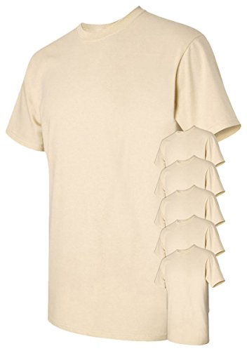 Gildan Men's Heavy Cotton T-Shirt, Black, Small.