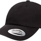 Flexfit/Yupoong Men's Cotton Twill Dad Hat, Black, OSFA