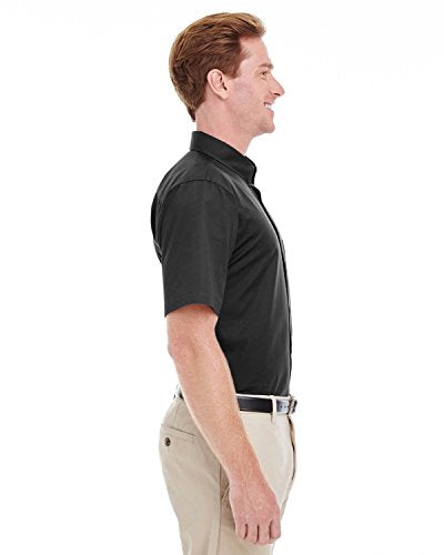 Foundation 100% Cotton Short-Sleeve Twill Shirt Teflon (M582)