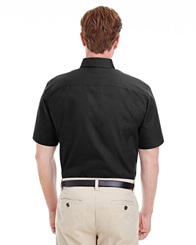 Foundation 100% Cotton Short-Sleeve Twill Shirt Teflon (M582)