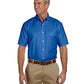 Men's Short-Sleeve Oxford with Stain-Release, Medium, FRENCH BLUE