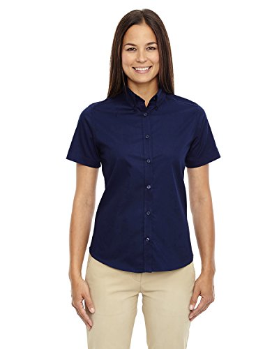 Core 365 Optimum Ladies Twill Shirt, CLASSIC NAVY 849, XXX-Large