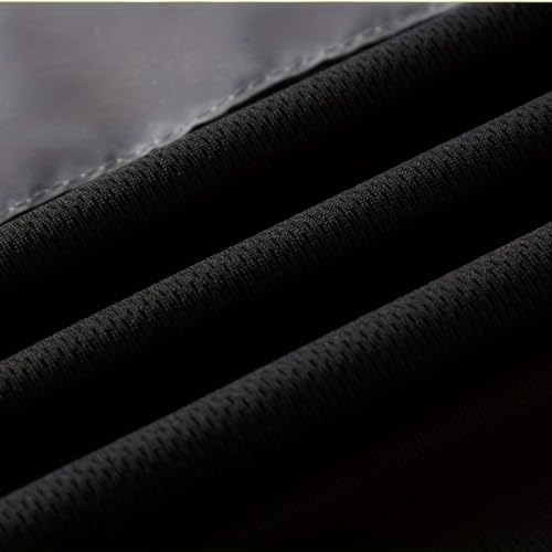 4 Pcs Safety High Visibility Tshirt Reflective Strips Hi Vis Long Sleeve Construction Work Shirts for Men with Pocket