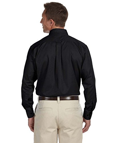 Men's Easy Blend Long-Sleeve Twill Shirt with Stain-Release
