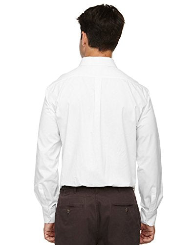Ash City - Core 365 Men's Tall Operate Long-Sleeve Twill Shirt XLT WHITE