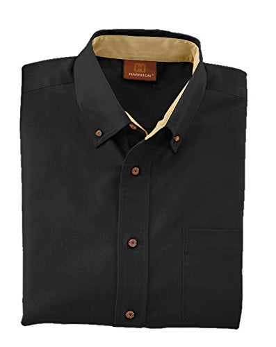 Men's Easy Blend Long-Sleeve Twill Shirt with Stain-Release