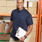 Harriton M585 - Men's Advantage IL Short-Sleeve Work Shirt  - Black