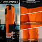 High Visibility Bright Orange Safety Work Pant with Multiple Pockets Construction Work Reflective Pants.
