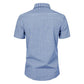 Manwan walk Mens Short Sleeve Plaid Casual Button Down Shirts Gingham Regular Fit Dress Shirts