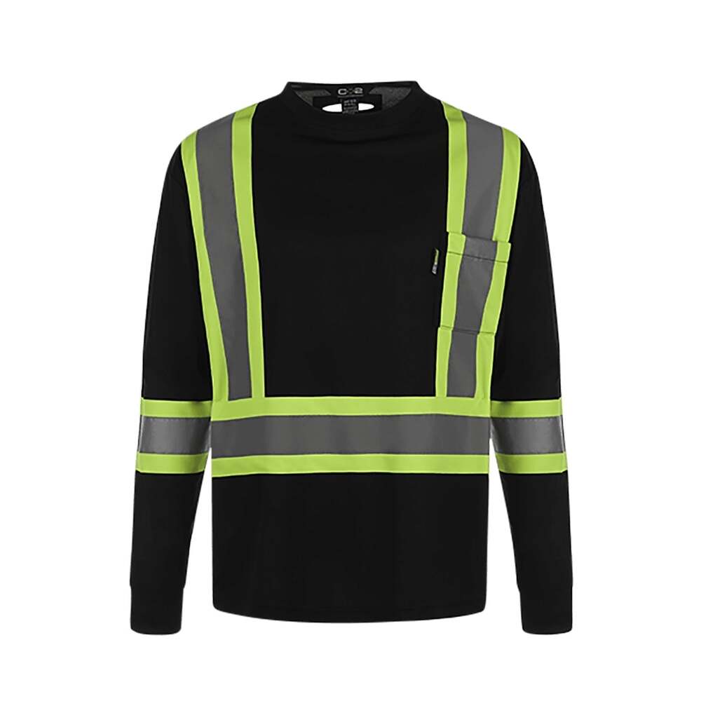 CX2 S05970 - Lookout Hi-Vis Safety Long Sleeve Shirt - Navy