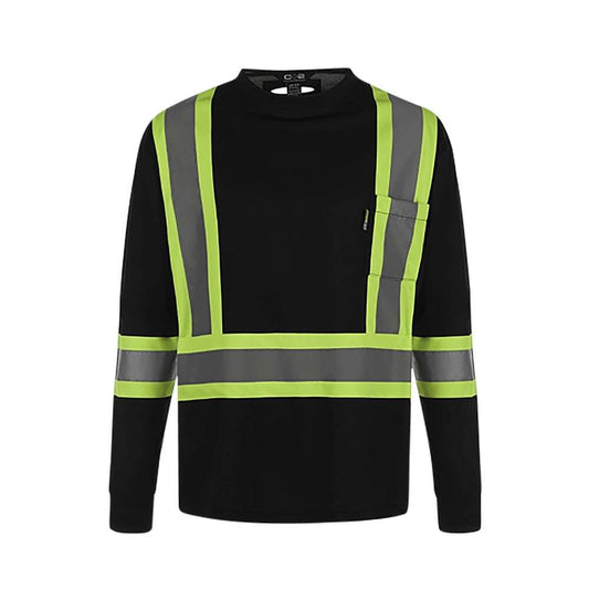 CX2 S05970 - Lookout Hi-Vis Safety Long Sleeve Shirt - Navy