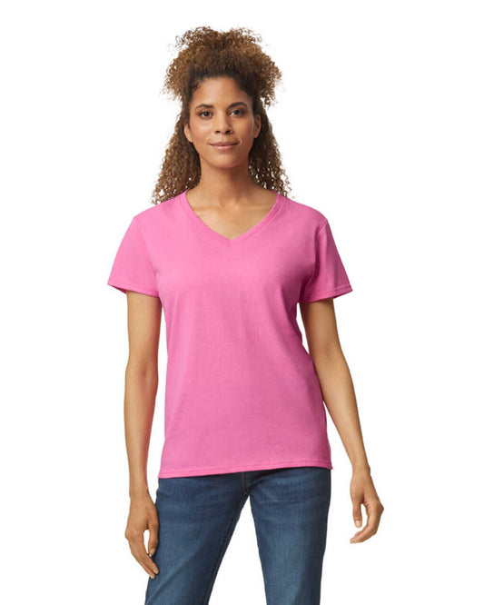 Heavy Cotton Women's V-Neck T-Shirt