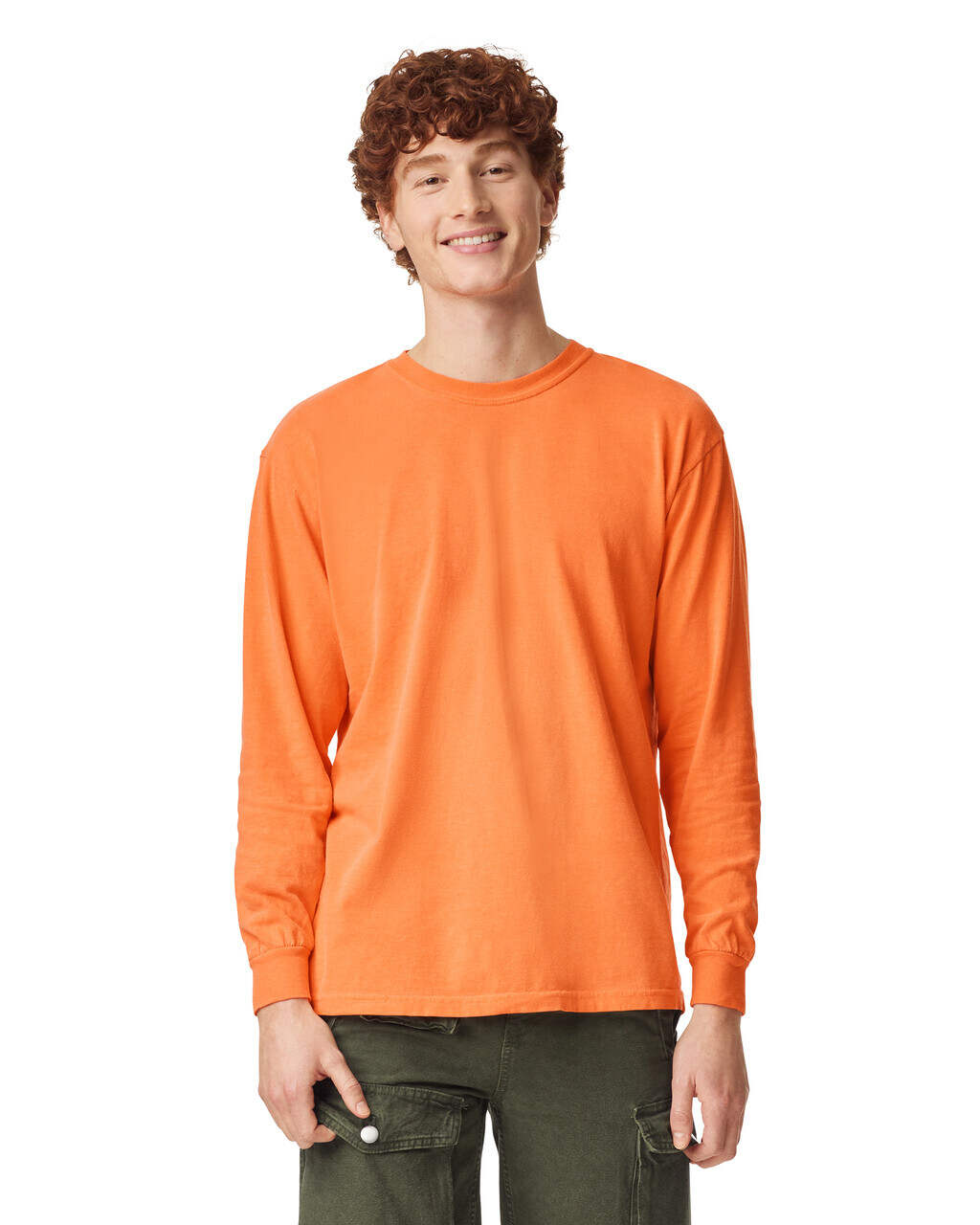 Garment-Dyed Heavyweight Long Sleeves Tshirt