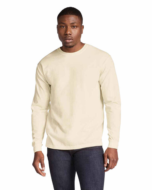 Garment-Dyed Heavyweight Long Sleeves Tshirt