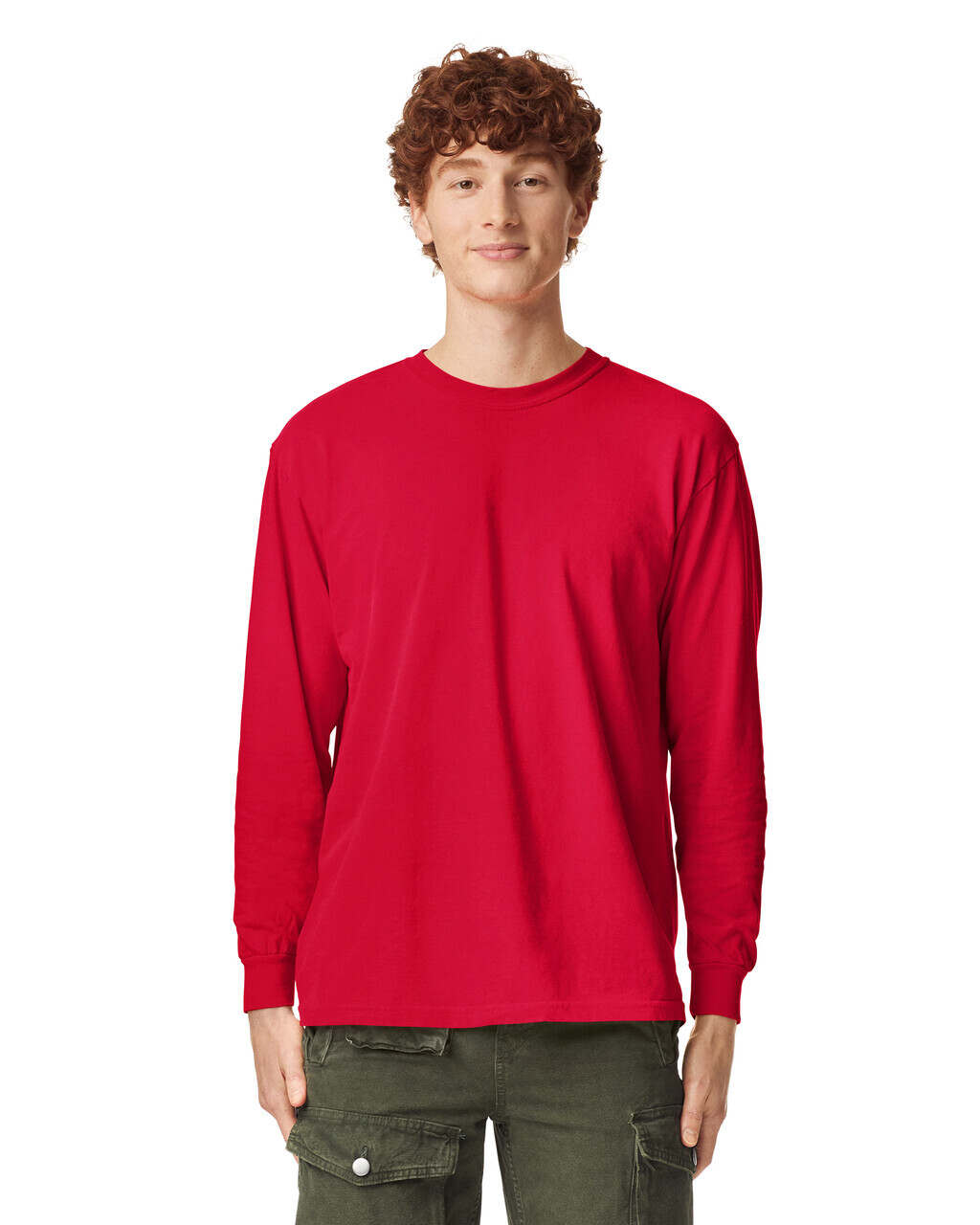 Garment-Dyed Heavyweight Long Sleeves Tshirt