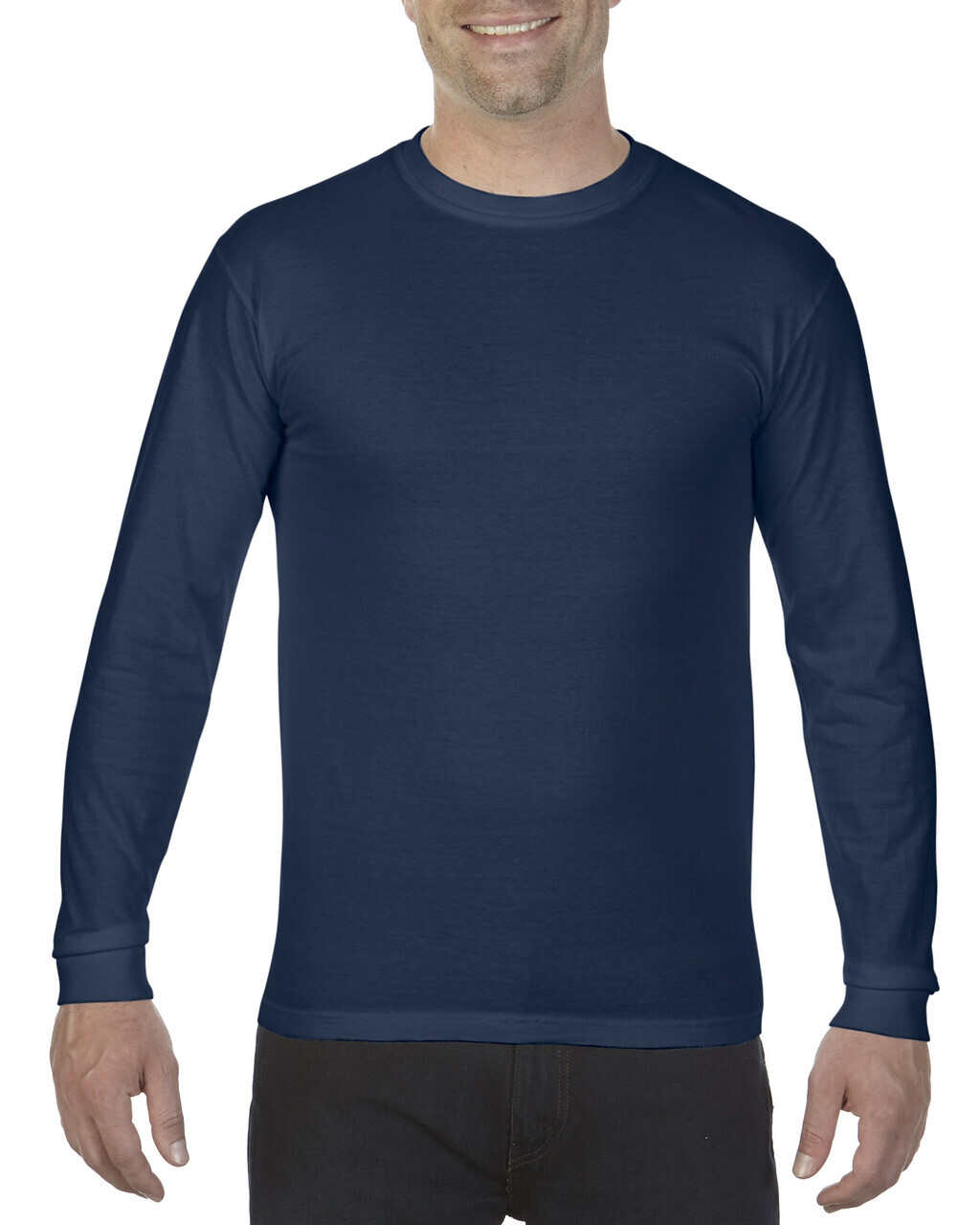 Garment-Dyed Heavyweight Long Sleeves Tshirt
