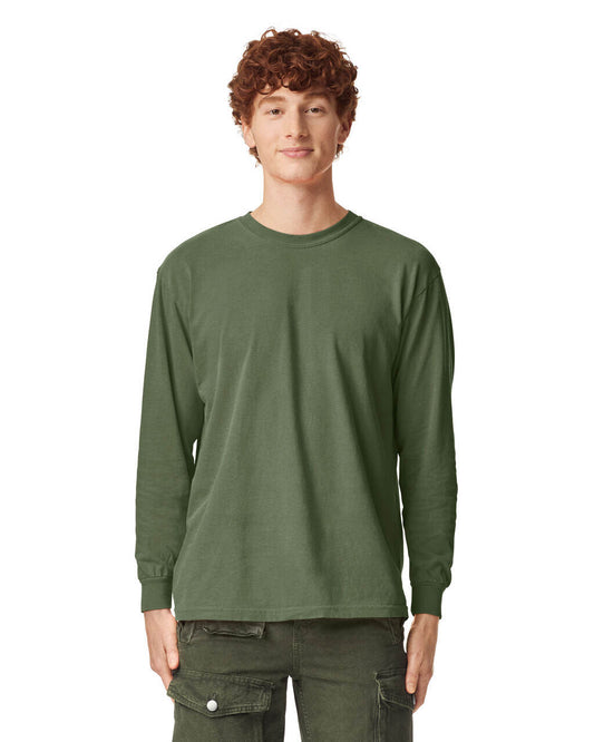 Garment-Dyed Heavyweight Long Sleeves Tshirt