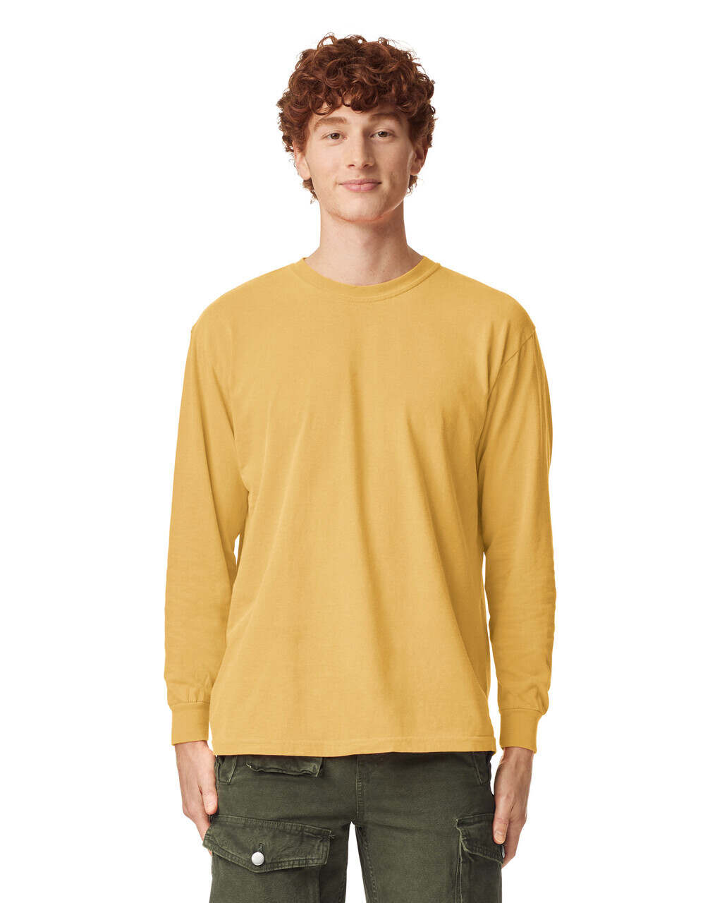 Garment-Dyed Heavyweight Long Sleeves Tshirt