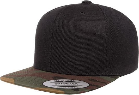 Premium  Flat Bill Snapback Cap