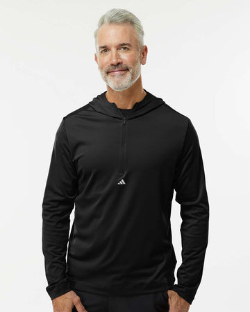 Lightweight  Performance Quarter-Zip  Hooded Pullover