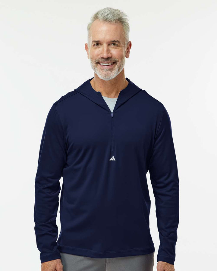 Lightweight  Performance Quarter-Zip  Hooded Pullover