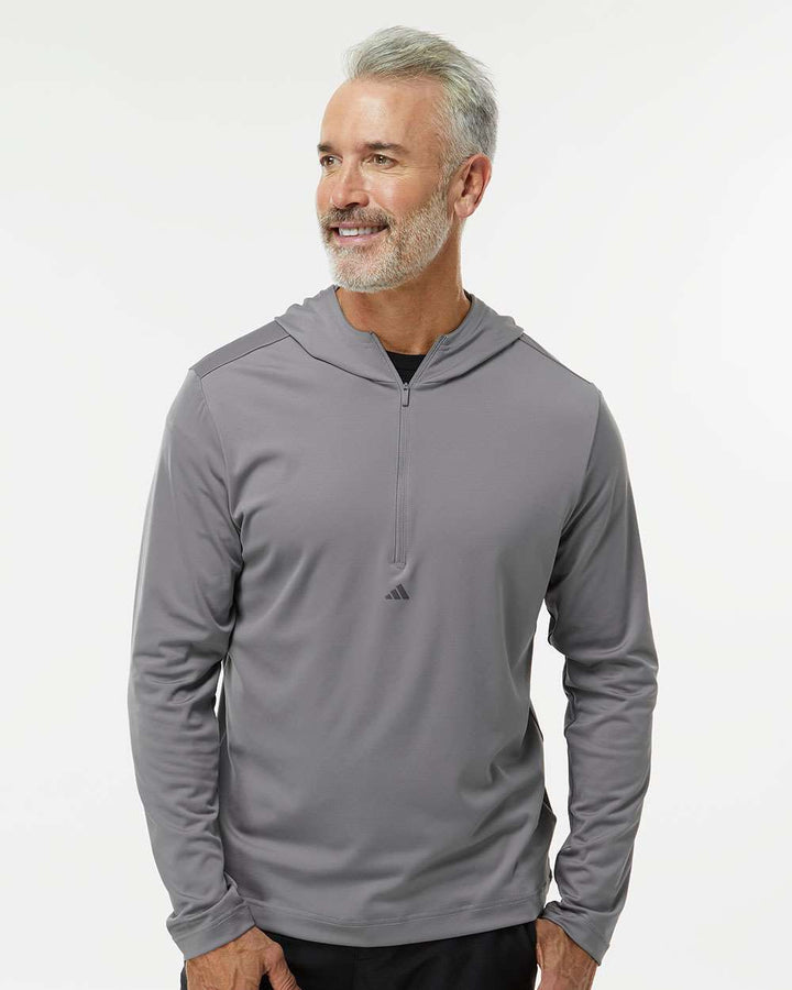Lightweight  Performance Quarter-Zip  Hooded Pullover