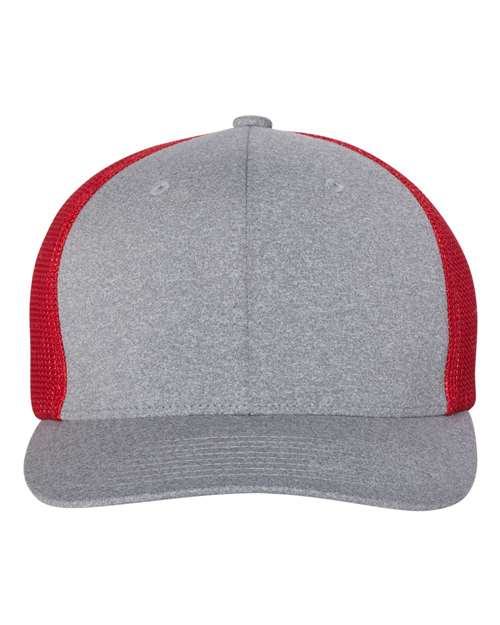 flexfit-6311-heather-grey-red
