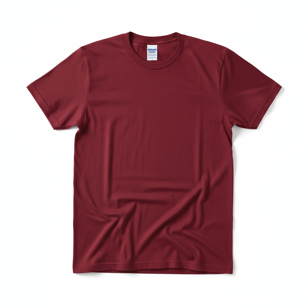 Gildan G5000 Heavy Cotton T-Shirt in Antique Cherry Red