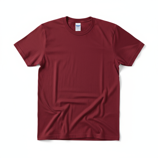 Gildan G5000 Heavy Cotton T-Shirt in Antique Cherry Red